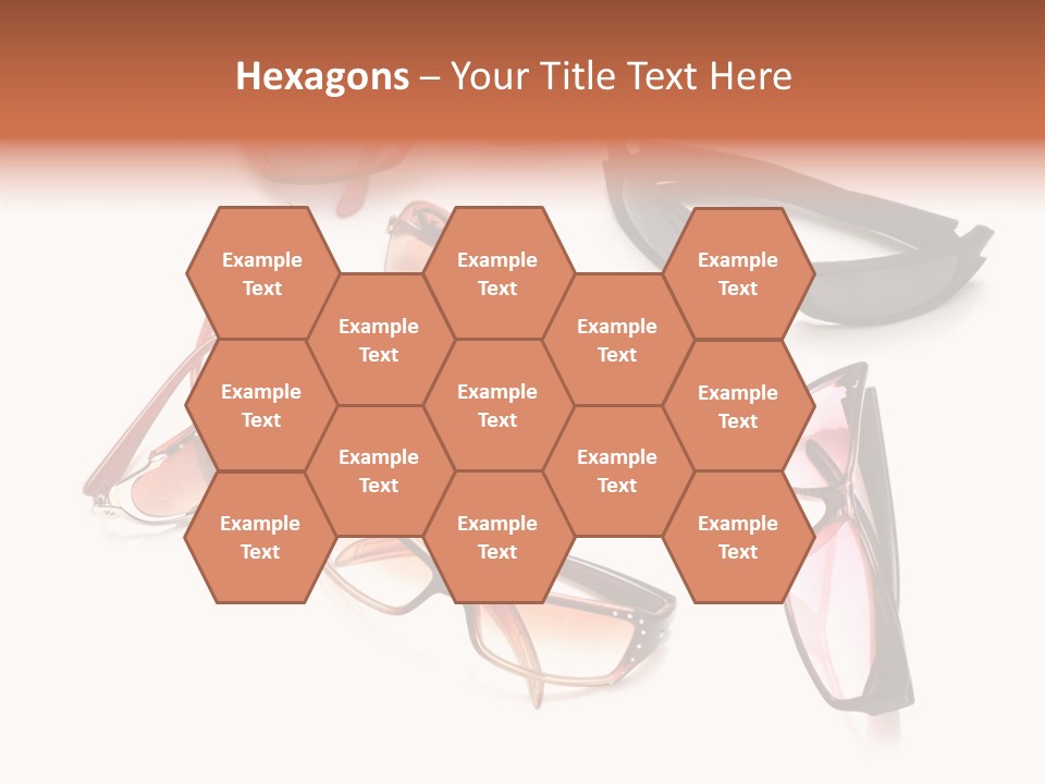 Closeup Background Eyewear PowerPoint Template