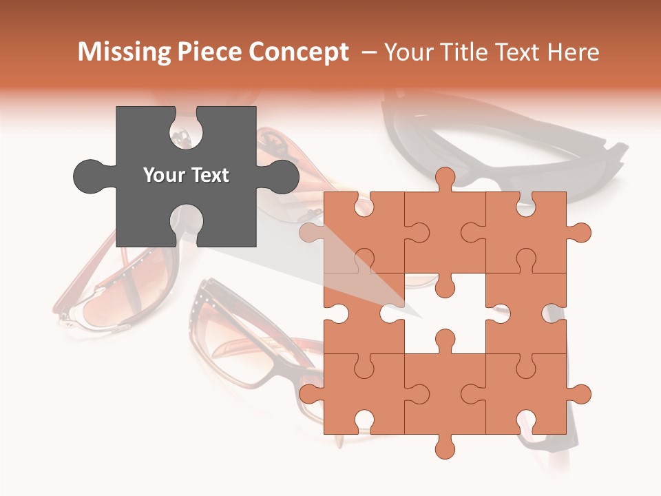 Closeup Background Eyewear PowerPoint Template