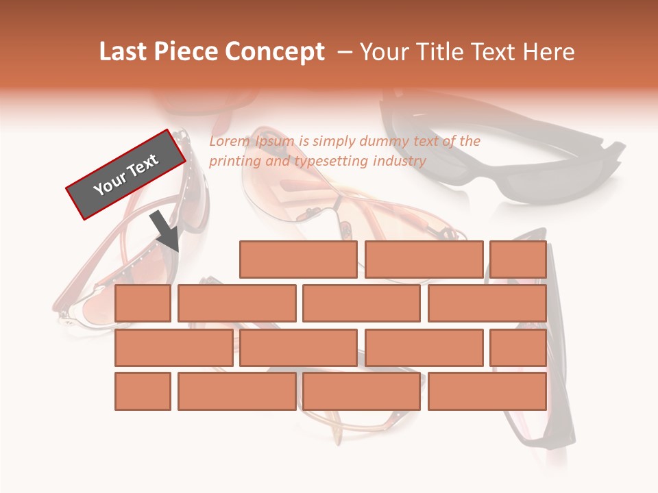 Closeup Background Eyewear PowerPoint Template