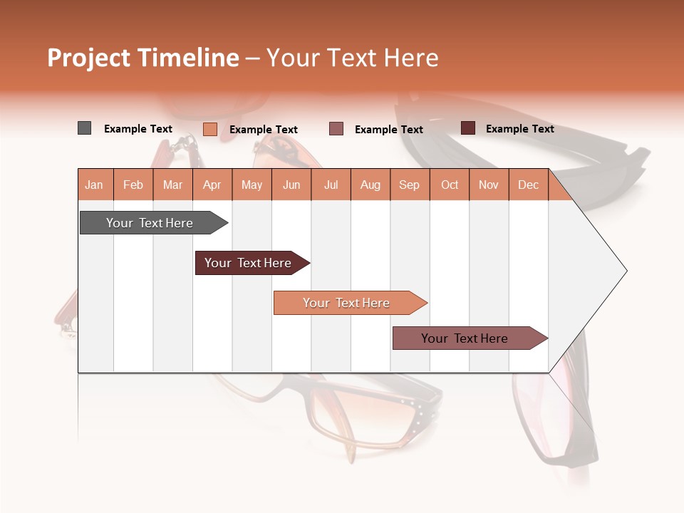 Closeup Background Eyewear PowerPoint Template