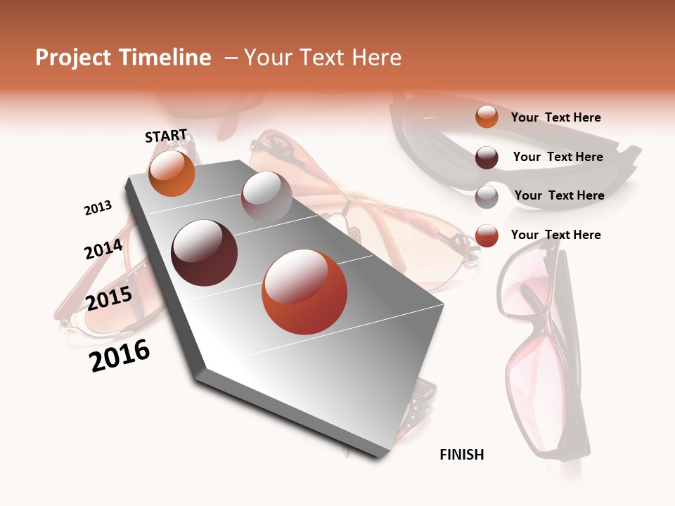 Closeup Background Eyewear PowerPoint Template