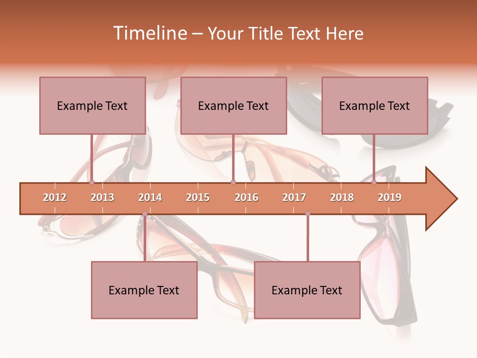 Closeup Background Eyewear PowerPoint Template