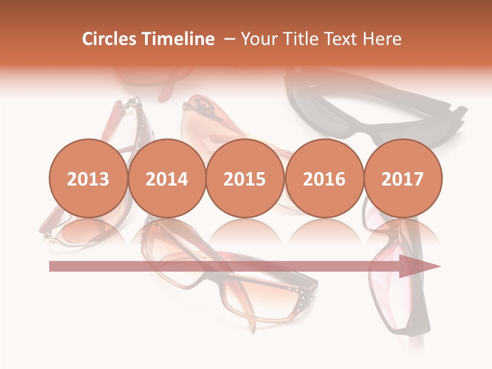 Closeup Background Eyewear PowerPoint Template