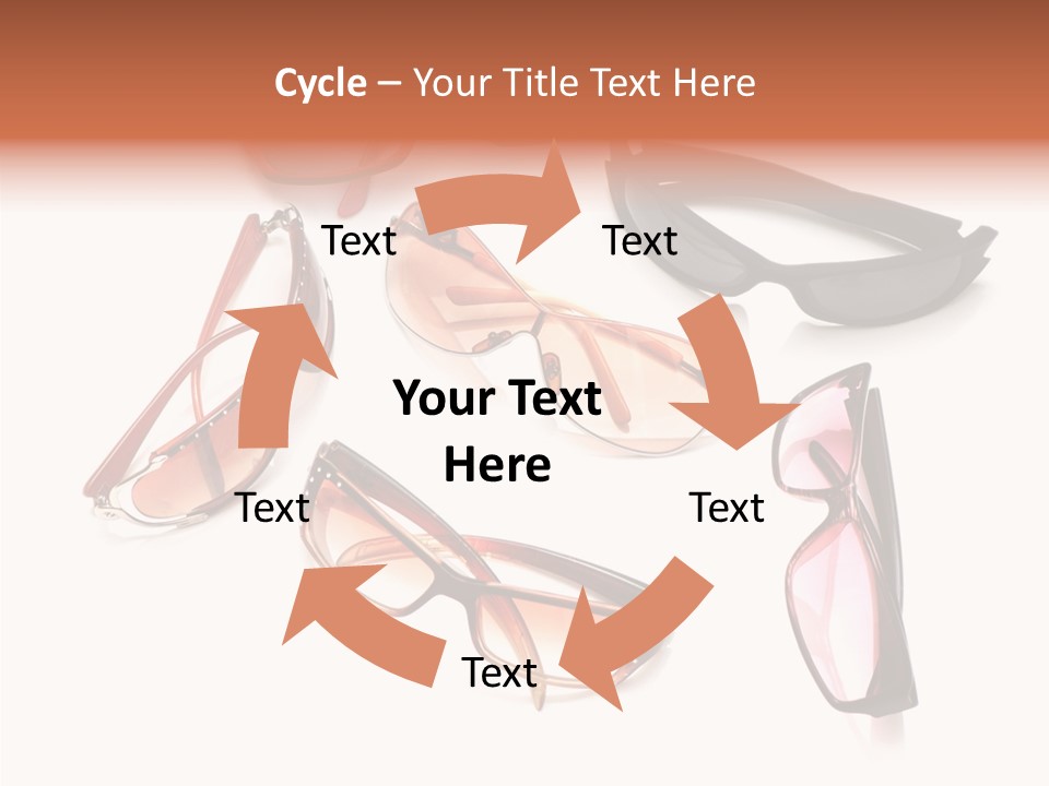 Closeup Background Eyewear PowerPoint Template
