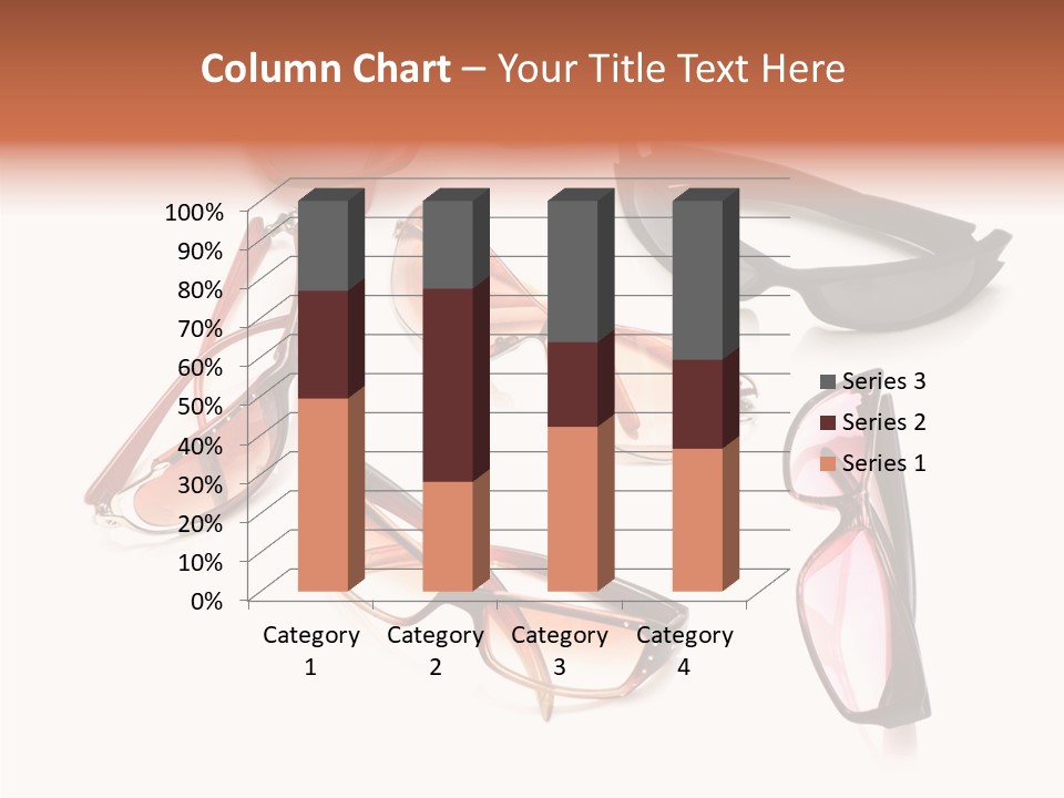 Closeup Background Eyewear PowerPoint Template