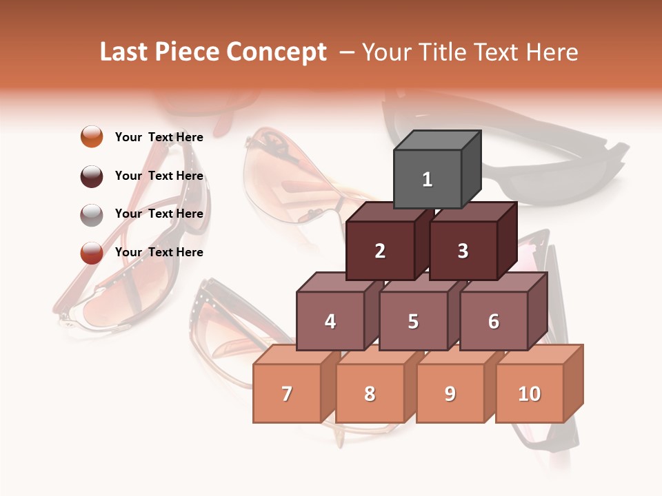 Closeup Background Eyewear PowerPoint Template
