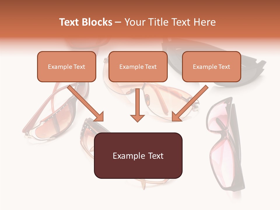 Closeup Background Eyewear PowerPoint Template
