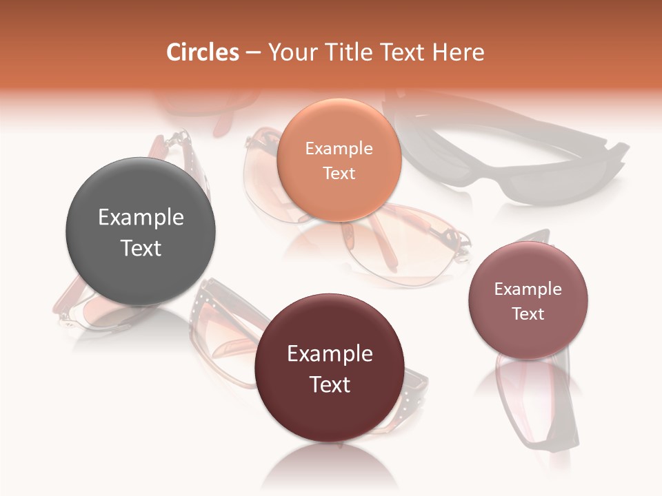 Closeup Background Eyewear PowerPoint Template