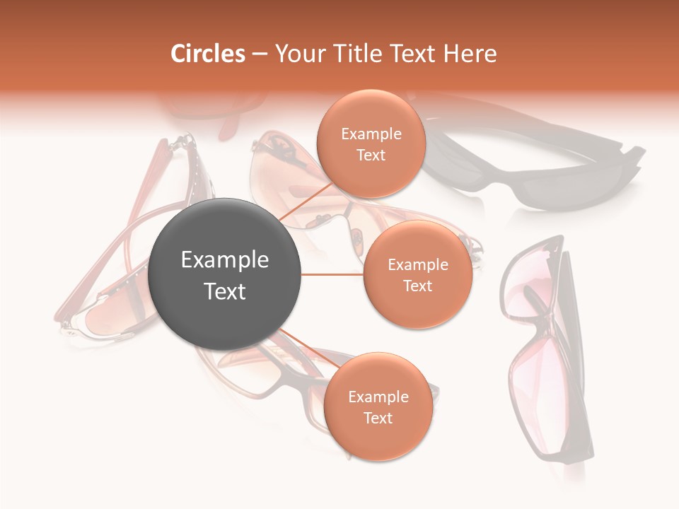 Closeup Background Eyewear PowerPoint Template