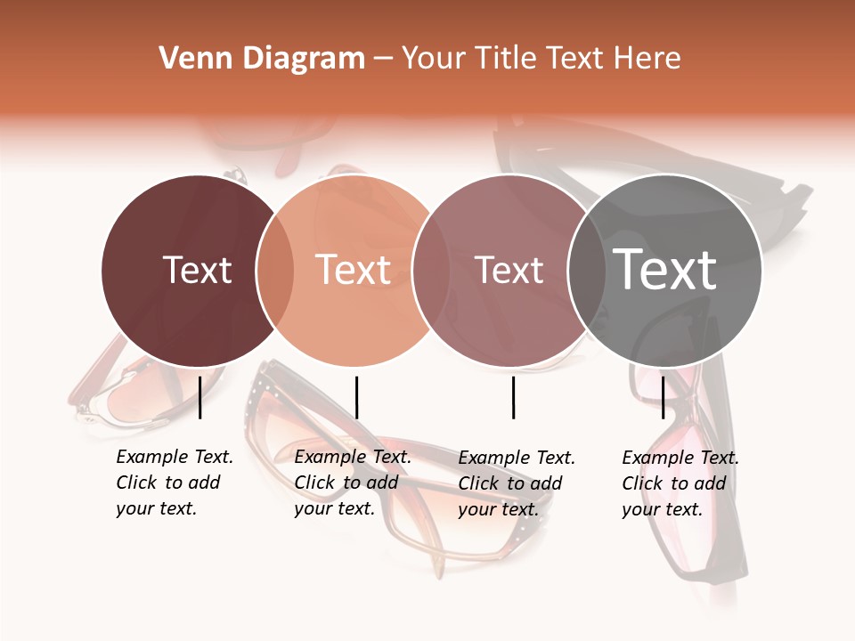 Closeup Background Eyewear PowerPoint Template