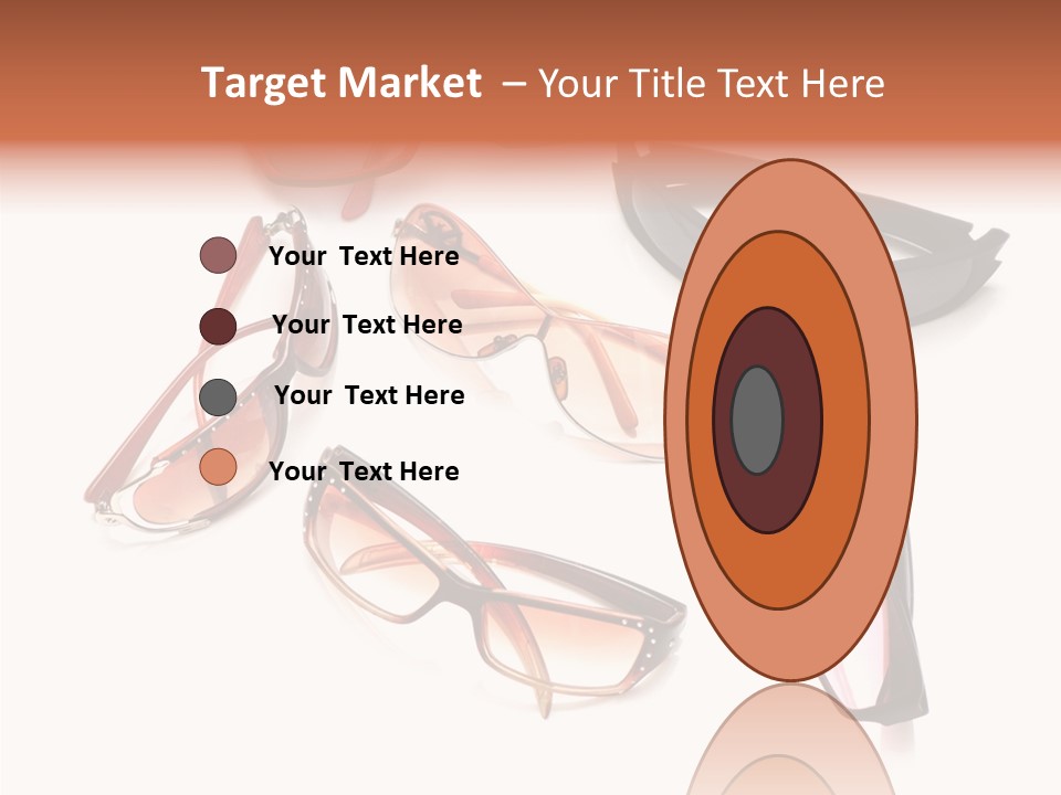Closeup Background Eyewear PowerPoint Template