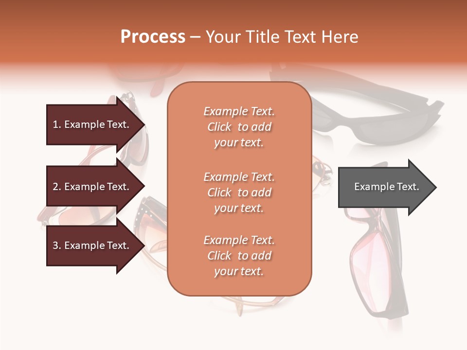 Closeup Background Eyewear PowerPoint Template