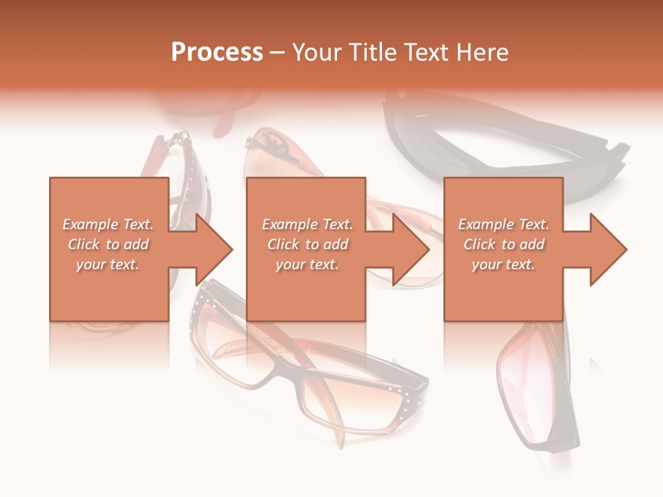 Closeup Background Eyewear PowerPoint Template