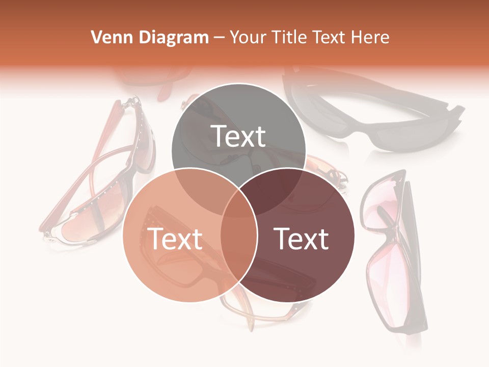 Closeup Background Eyewear PowerPoint Template