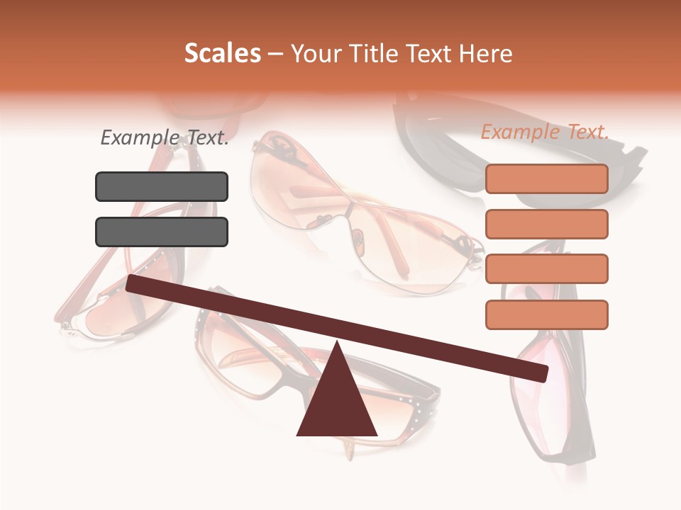 Closeup Background Eyewear PowerPoint Template