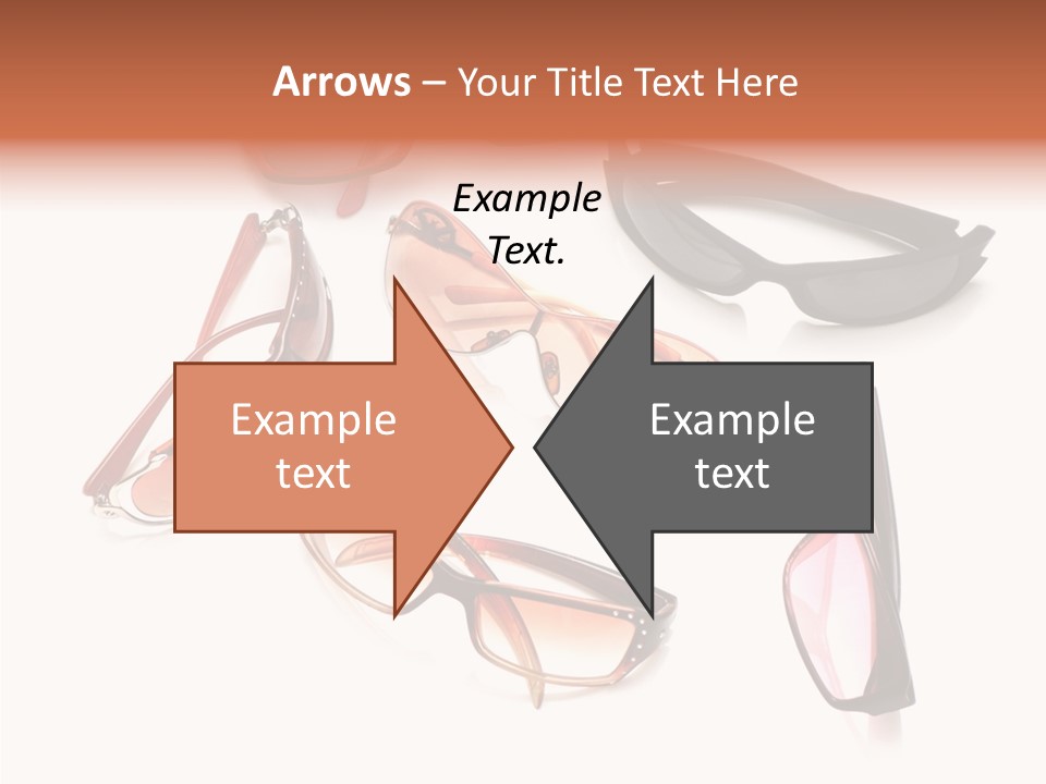 Closeup Background Eyewear PowerPoint Template