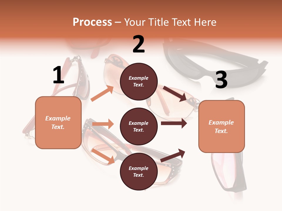 Closeup Background Eyewear PowerPoint Template
