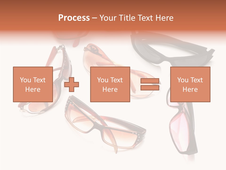 Closeup Background Eyewear PowerPoint Template