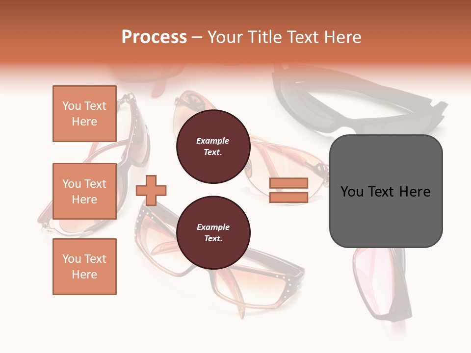Closeup Background Eyewear PowerPoint Template