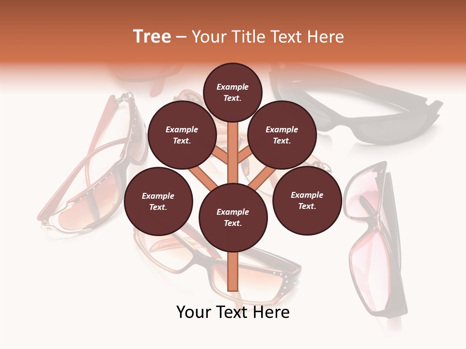 Closeup Background Eyewear PowerPoint Template