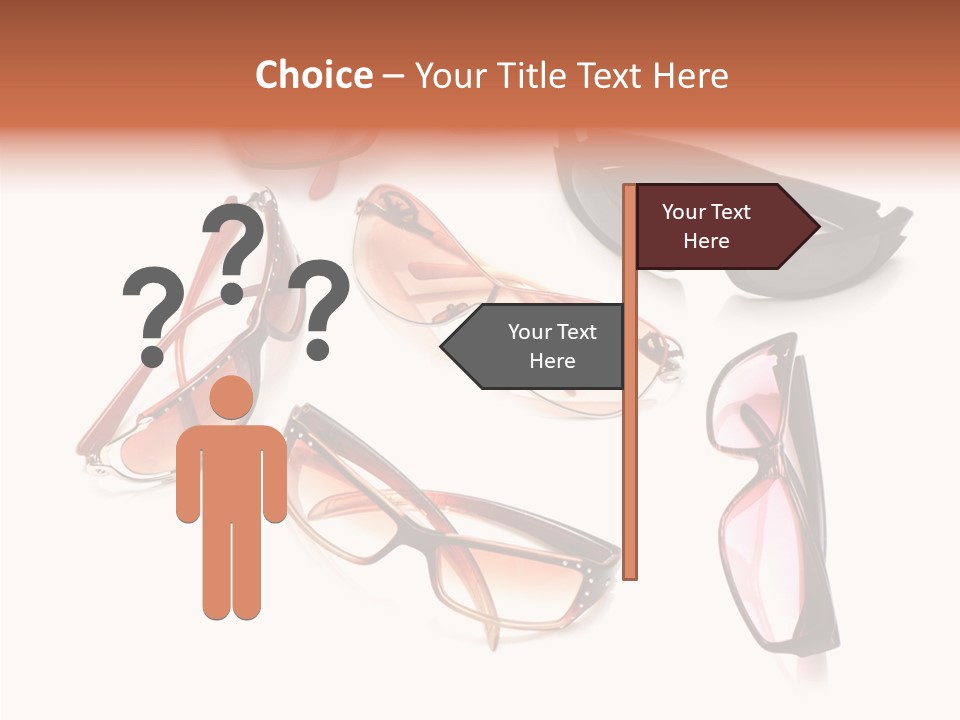 Closeup Background Eyewear PowerPoint Template