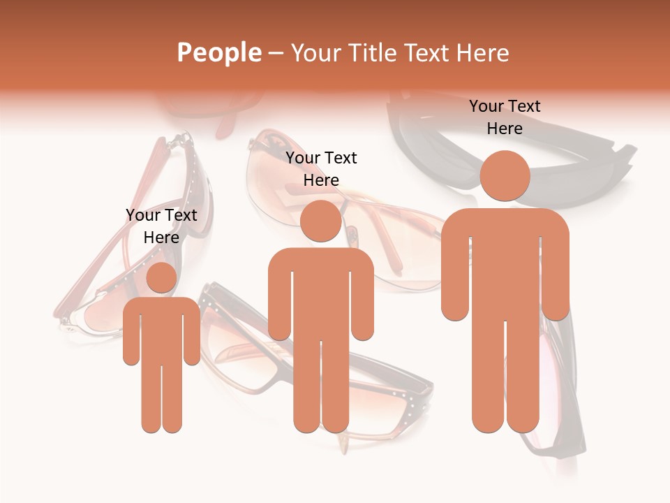 Closeup Background Eyewear PowerPoint Template