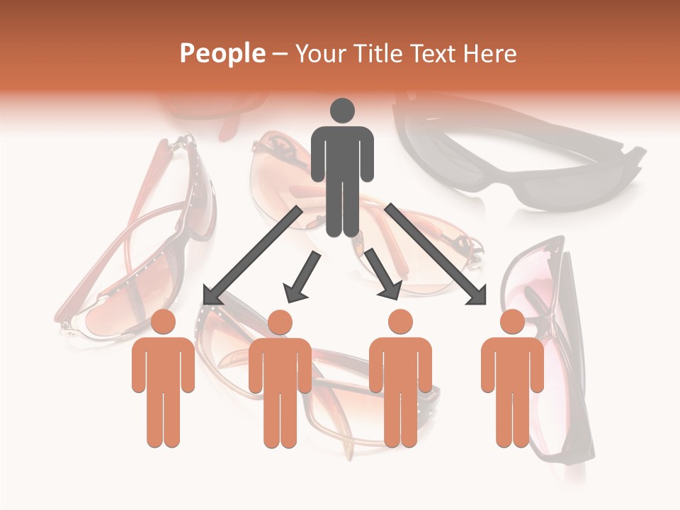 Closeup Background Eyewear PowerPoint Template