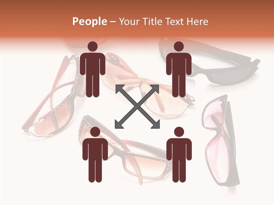 Closeup Background Eyewear PowerPoint Template