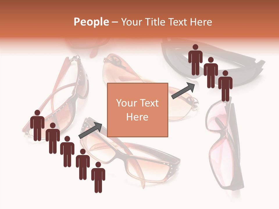 Closeup Background Eyewear PowerPoint Template