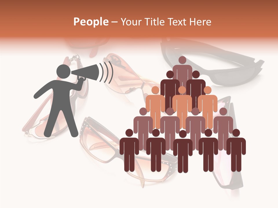 Closeup Background Eyewear PowerPoint Template