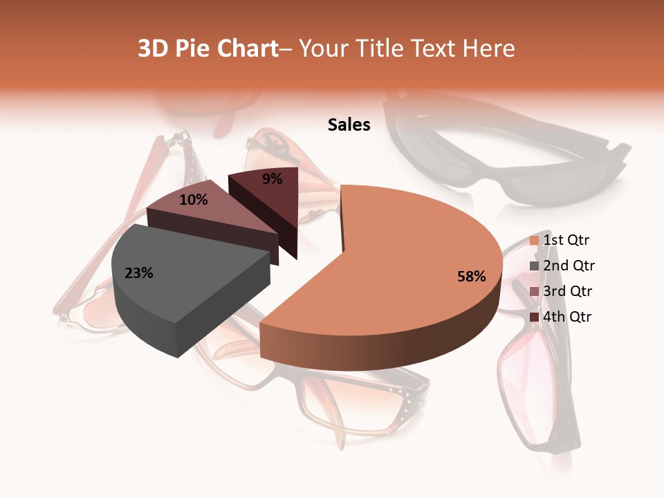 Closeup Background Eyewear PowerPoint Template