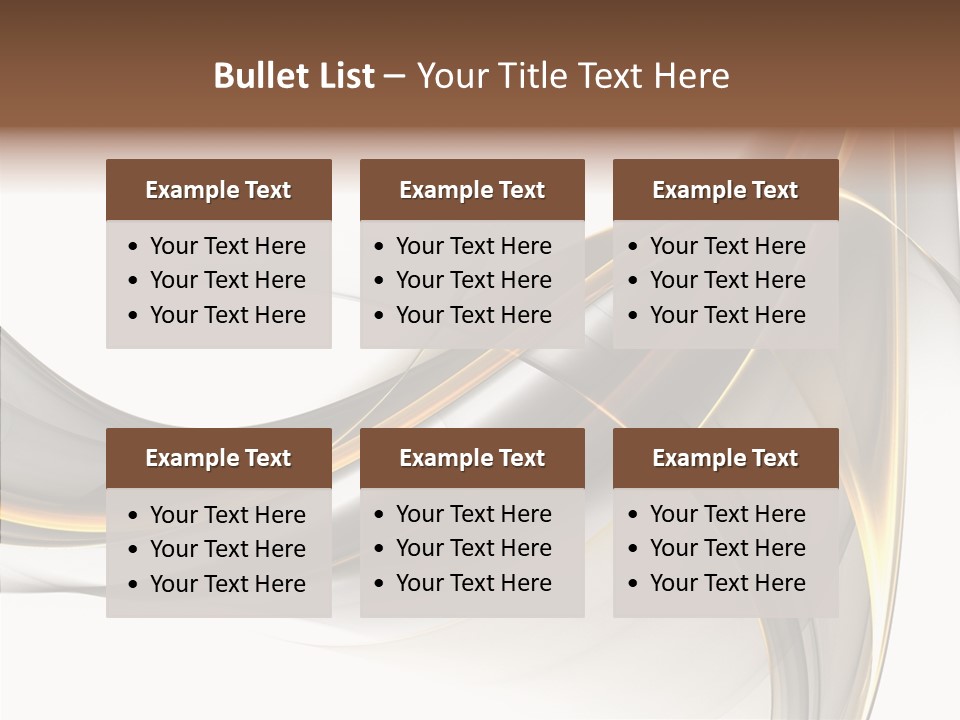 Ornate Textured Concepts PowerPoint Template