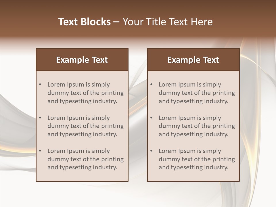 Ornate Textured Concepts PowerPoint Template