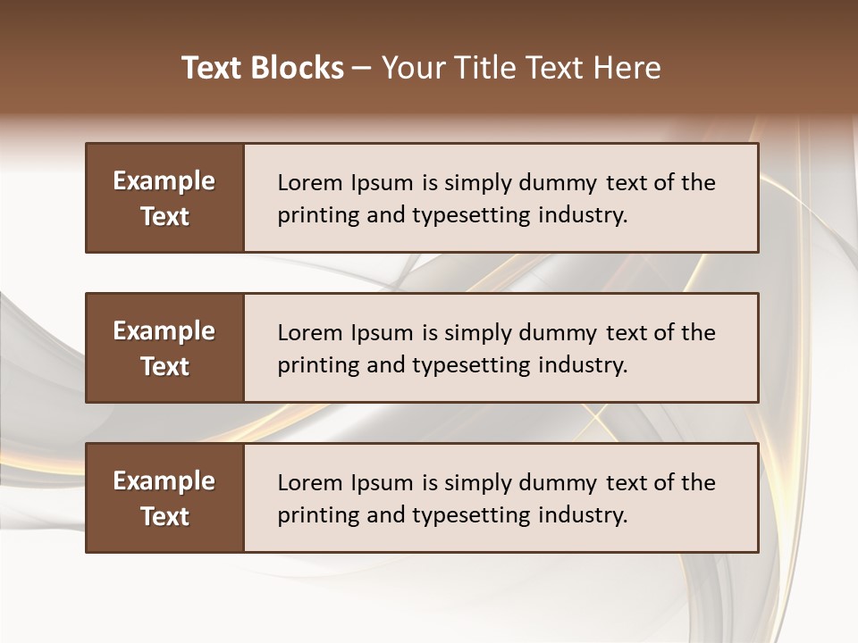 Ornate Textured Concepts PowerPoint Template