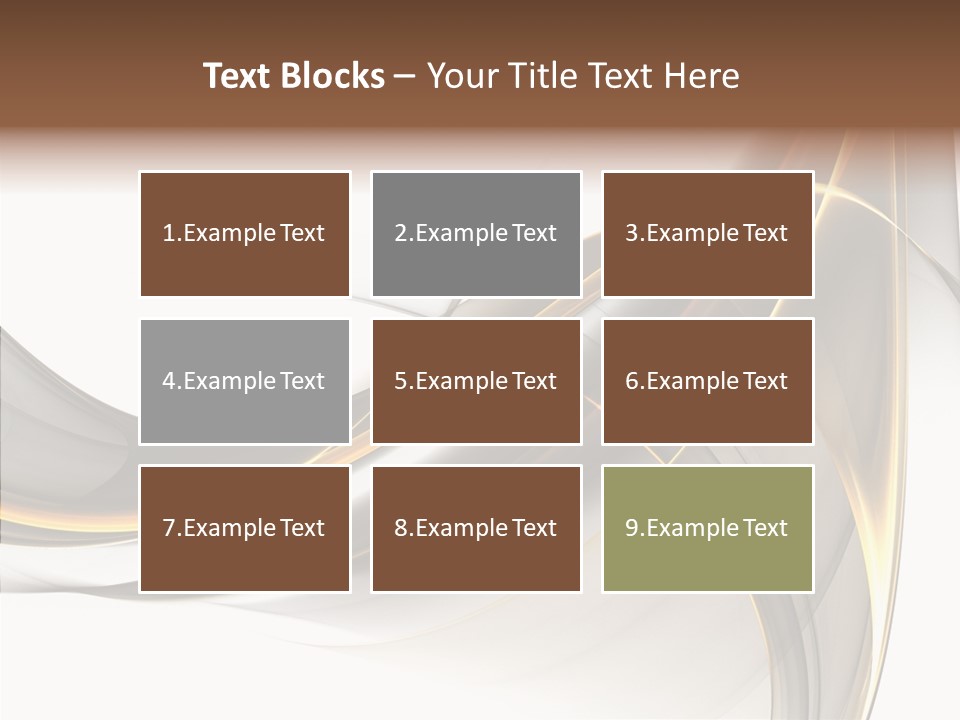 Ornate Textured Concepts PowerPoint Template