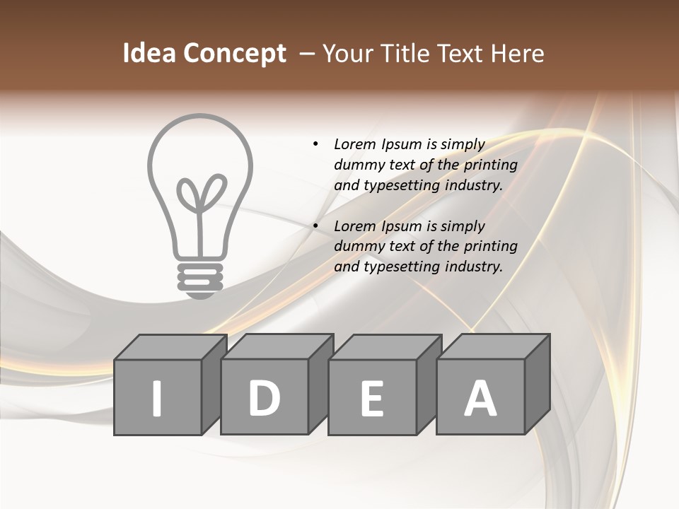 Ornate Textured Concepts PowerPoint Template