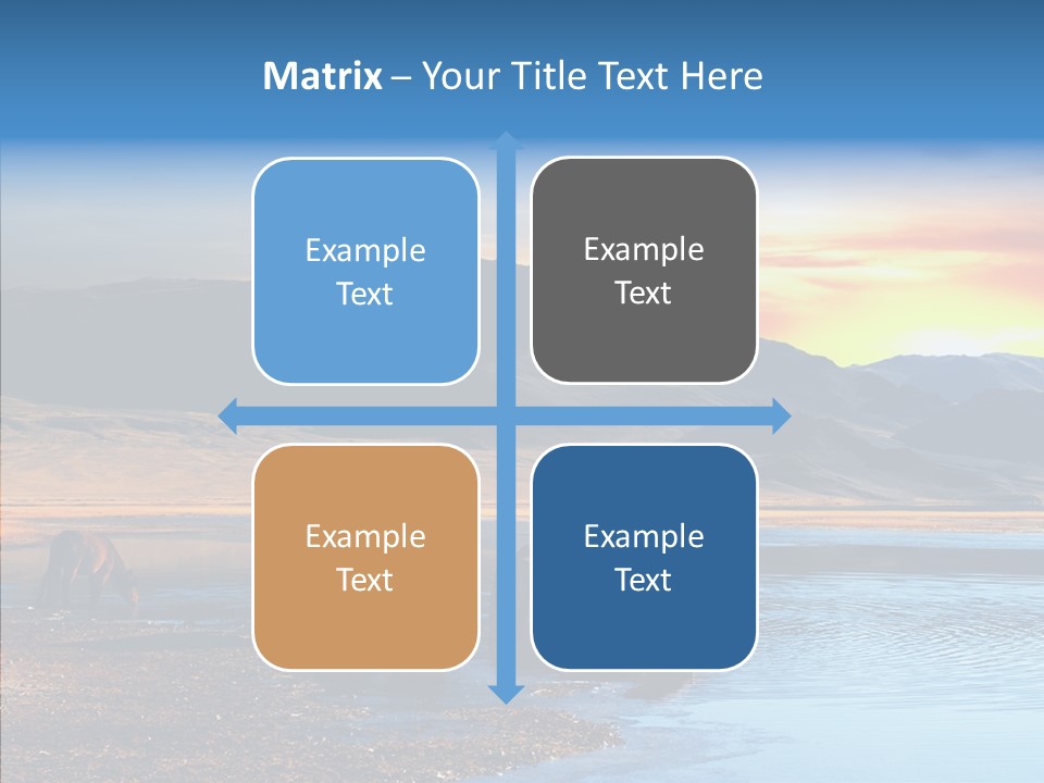 Sky View Sunrise PowerPoint Template