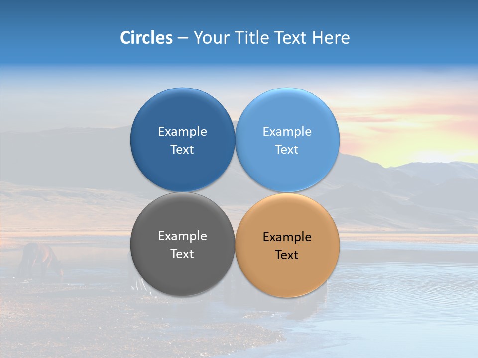 Sky View Sunrise PowerPoint Template