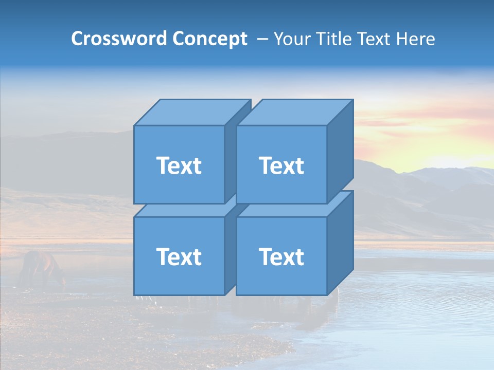 Sky View Sunrise PowerPoint Template