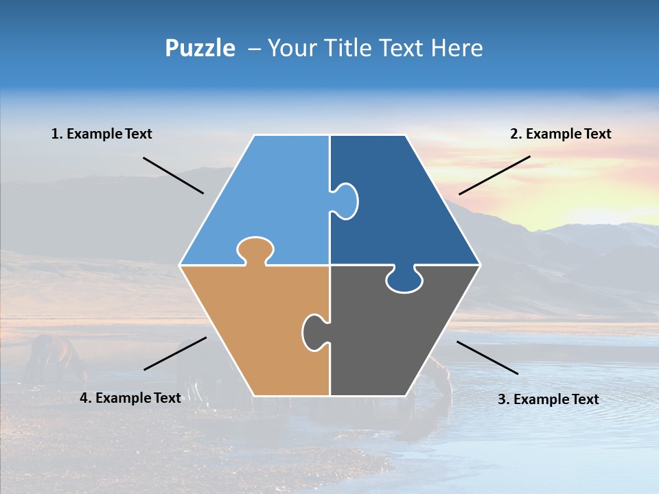 Sky View Sunrise PowerPoint Template