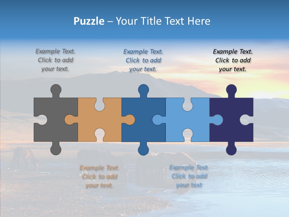 Sky View Sunrise PowerPoint Template