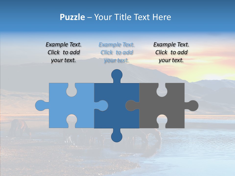 Sky View Sunrise PowerPoint Template