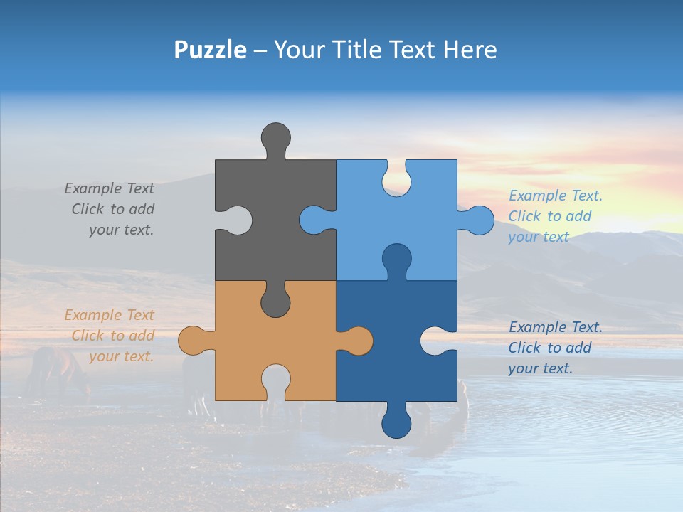 Sky View Sunrise PowerPoint Template