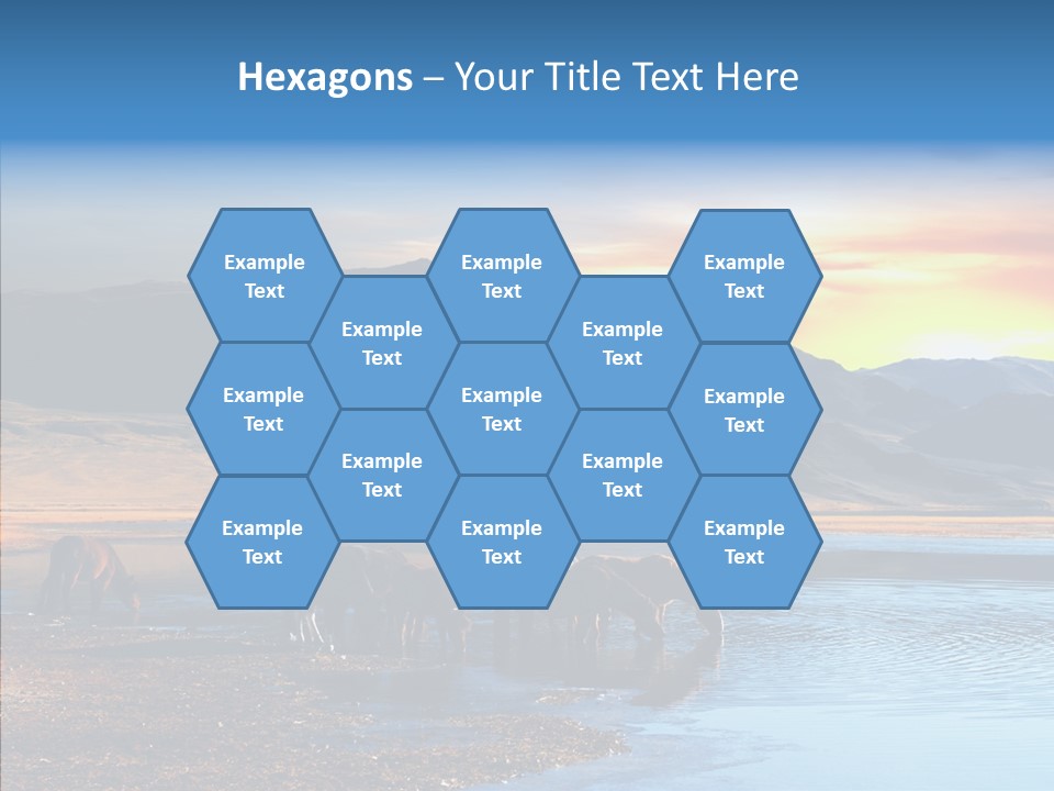 Sky View Sunrise PowerPoint Template