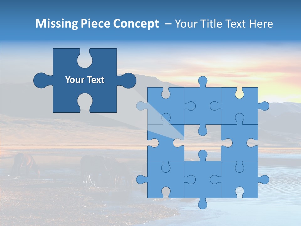 Sky View Sunrise PowerPoint Template