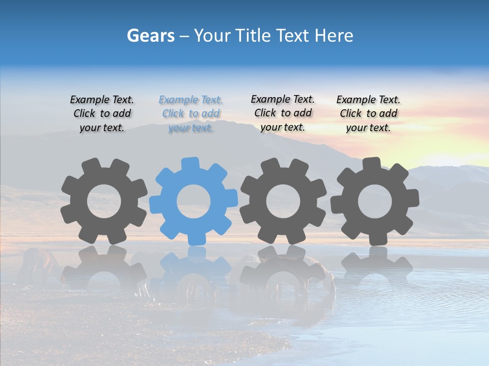 Sky View Sunrise PowerPoint Template