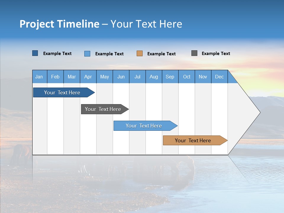 Sky View Sunrise PowerPoint Template