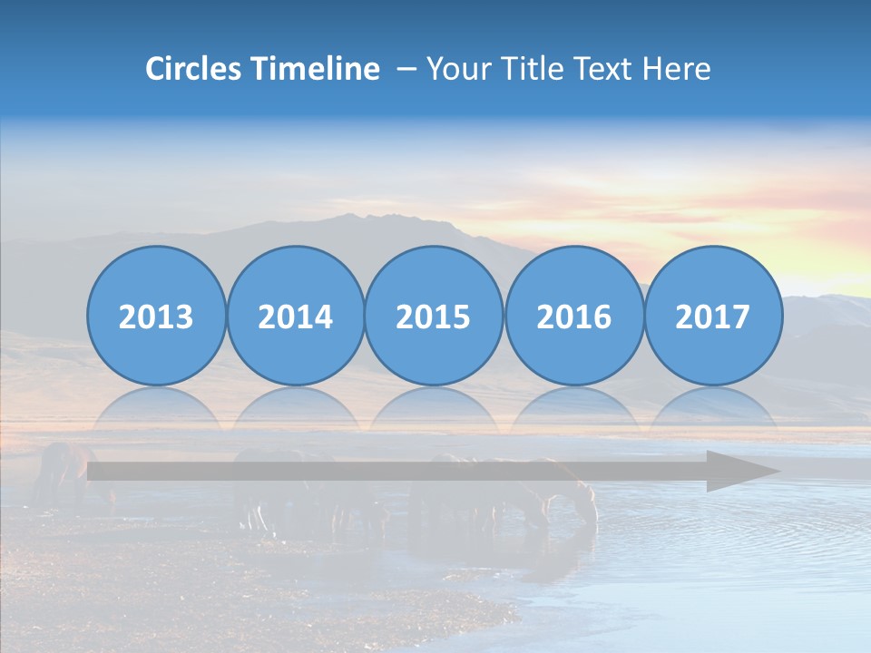 Sky View Sunrise PowerPoint Template