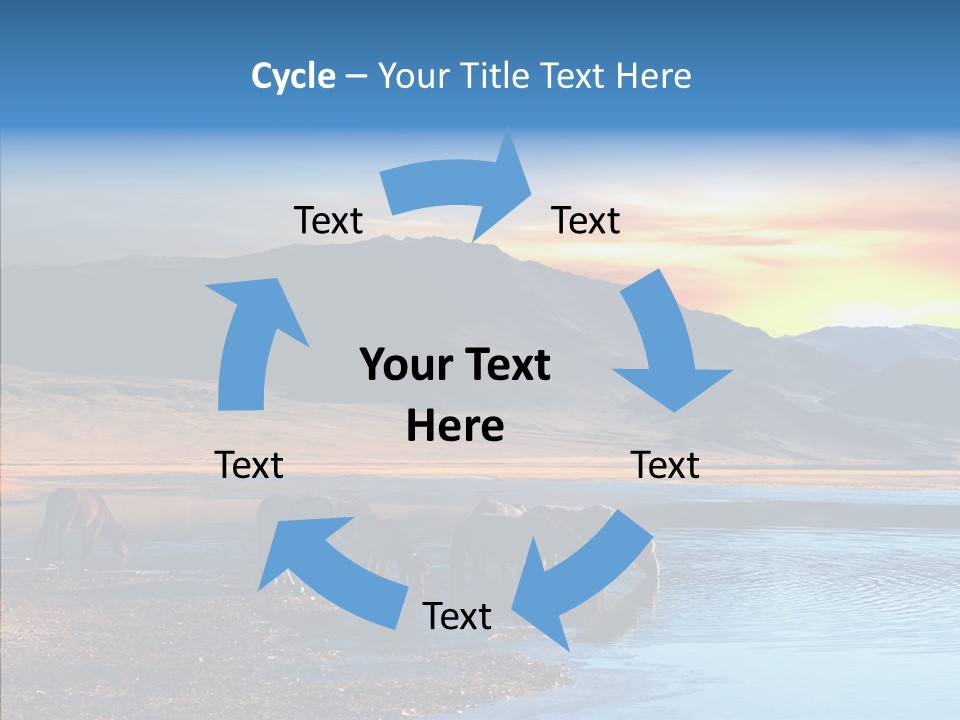 Sky View Sunrise PowerPoint Template