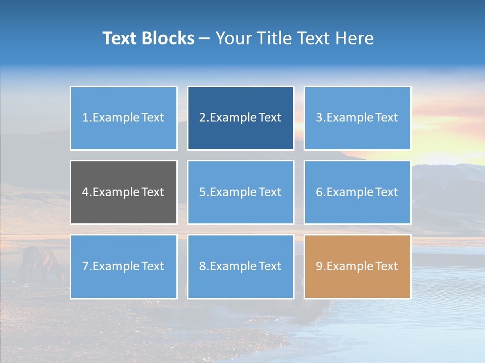 Sky View Sunrise PowerPoint Template